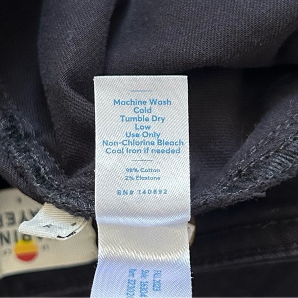 Marine Layer Bridget Twill Flare Patch Pants W/Patch Pockets Faded Black, Size 6 - Picture 12 of 13